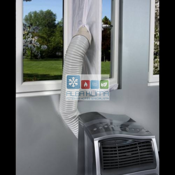 FISHER Ablakszigetelő függöny mobilklíma kivezetéséhez 400x42cm, íves (WINDOW SEAL)