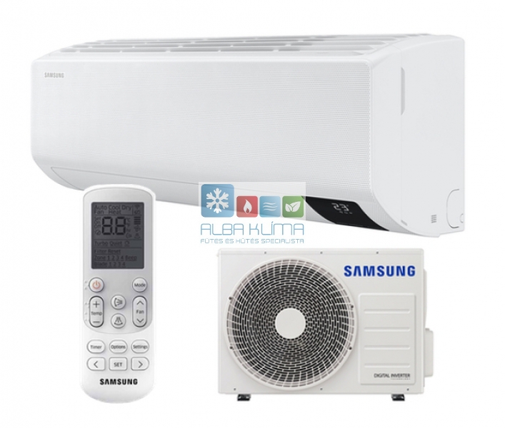 Samsung Wind-Free Comfort - AR60F09C1AWNEU/AR60F09C1AWXEU oldalfali inverteres klíma 2,5kW