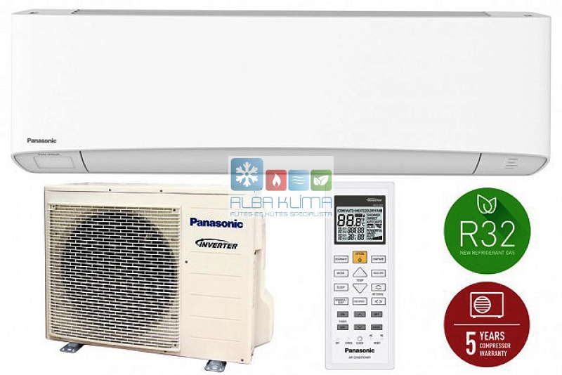 Panasonic  KIT-Z20-ZKE Z ETHEREA oldalfali inverteres klíma 2,05 kW fehér