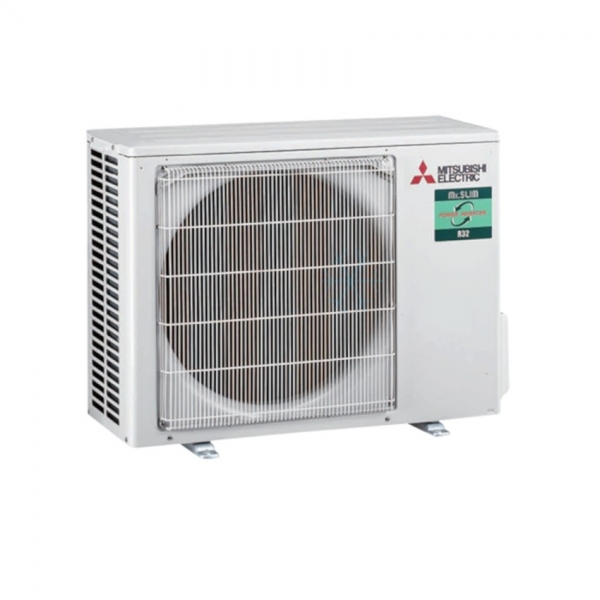 Mitsubishi Electric R32 Split kültéri egység SUZ-M25VA, 1 fázisú kivitel. Névleges hűtési teljesítmény: 2,5 kW