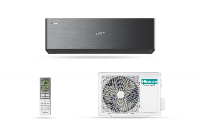Hisense Energy Pro X QH35XV4B 3,5 kW split klíma (fekete)