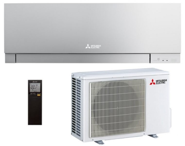 Mitsubishi Zen MSZ/MUZ-EF25VGKS Inverteres Prémium Design klíma 2,5 kW ezüst
