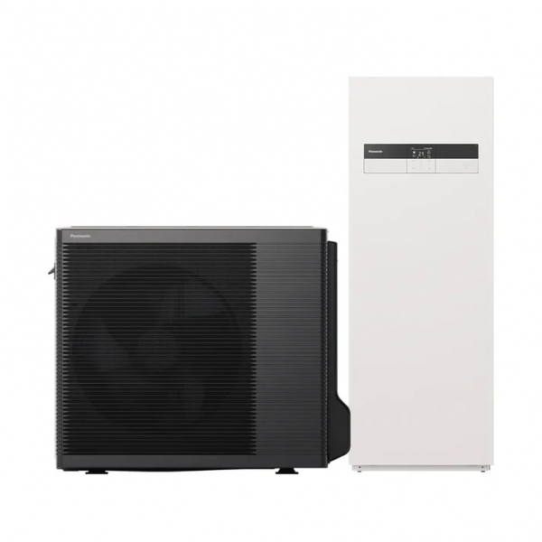 Panasonic Aquarea High Performance osztott hőszivattyú 7kW,  1 fázisú, 3kW kieg. fűtőbetéttel (2 ZÓNÁS BEÉPÍTETT HYDROKIT), WH-UDZ07KE5/WH-ADC0309K3E5B