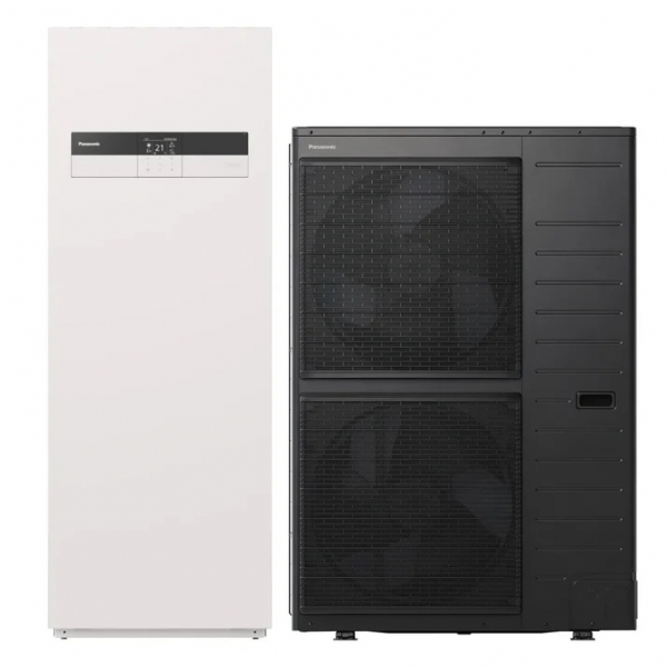 Panasonic Aquarea High Performance osztott hőszivattyú 12kW, 3 fázisú, 9kW kiegészítő fűtőbetéttel, WH-UDZ12KE8/WH-ADC0912K9E8