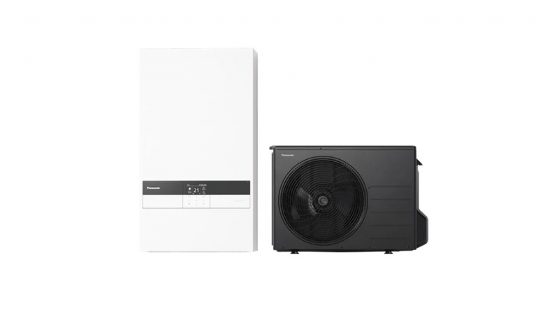 Panasonic Aquarea High Performance osztott levegő-víz hőszivattyú - 5 kW, 1 fázisú, 3kW kiegészítő fűtőbetéttel, WH-UDZ05KE5/WH-SDC0309K3E5